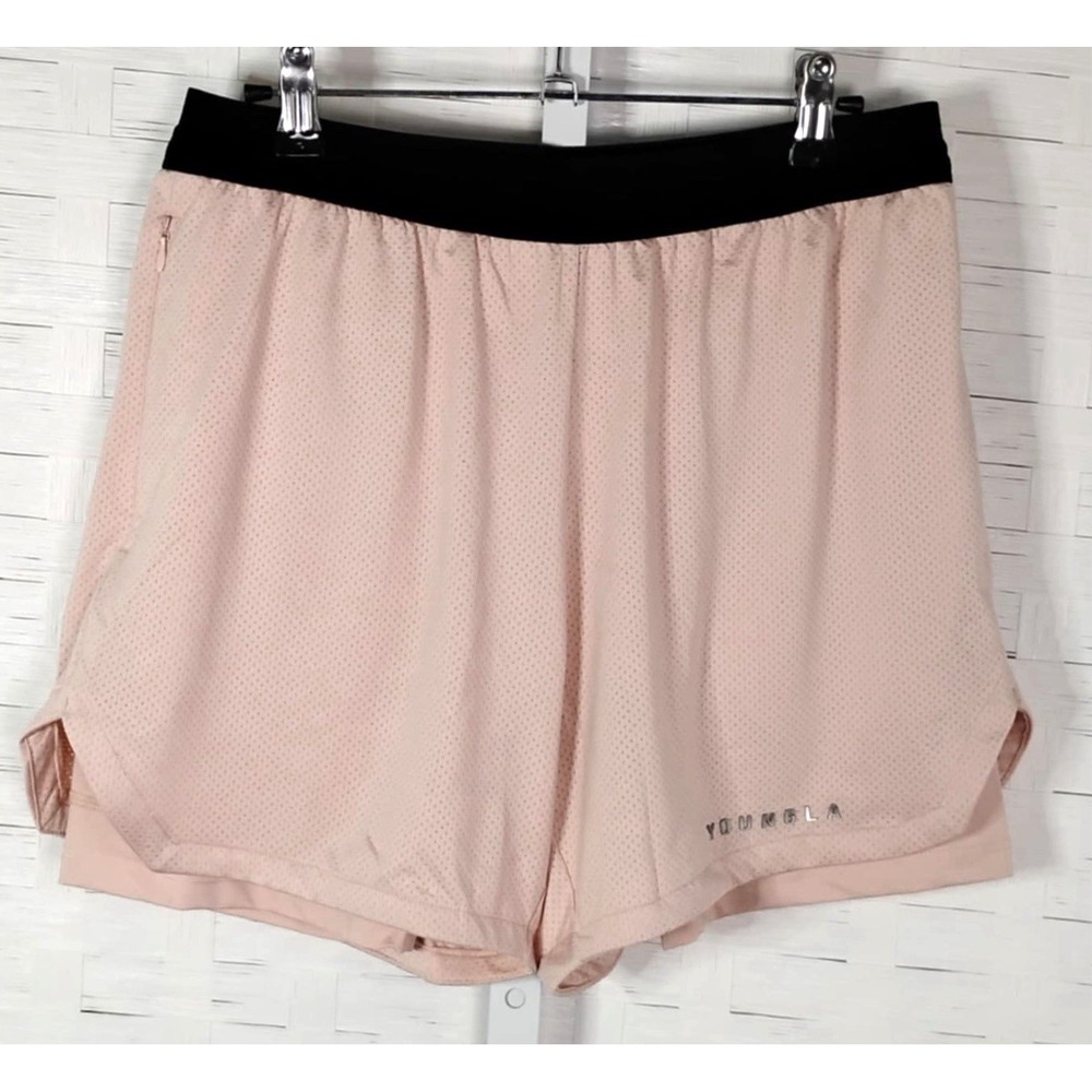 YOUNGLA Trilogy Compression‎ Shorts Model 129 Nude Mens Size Medium